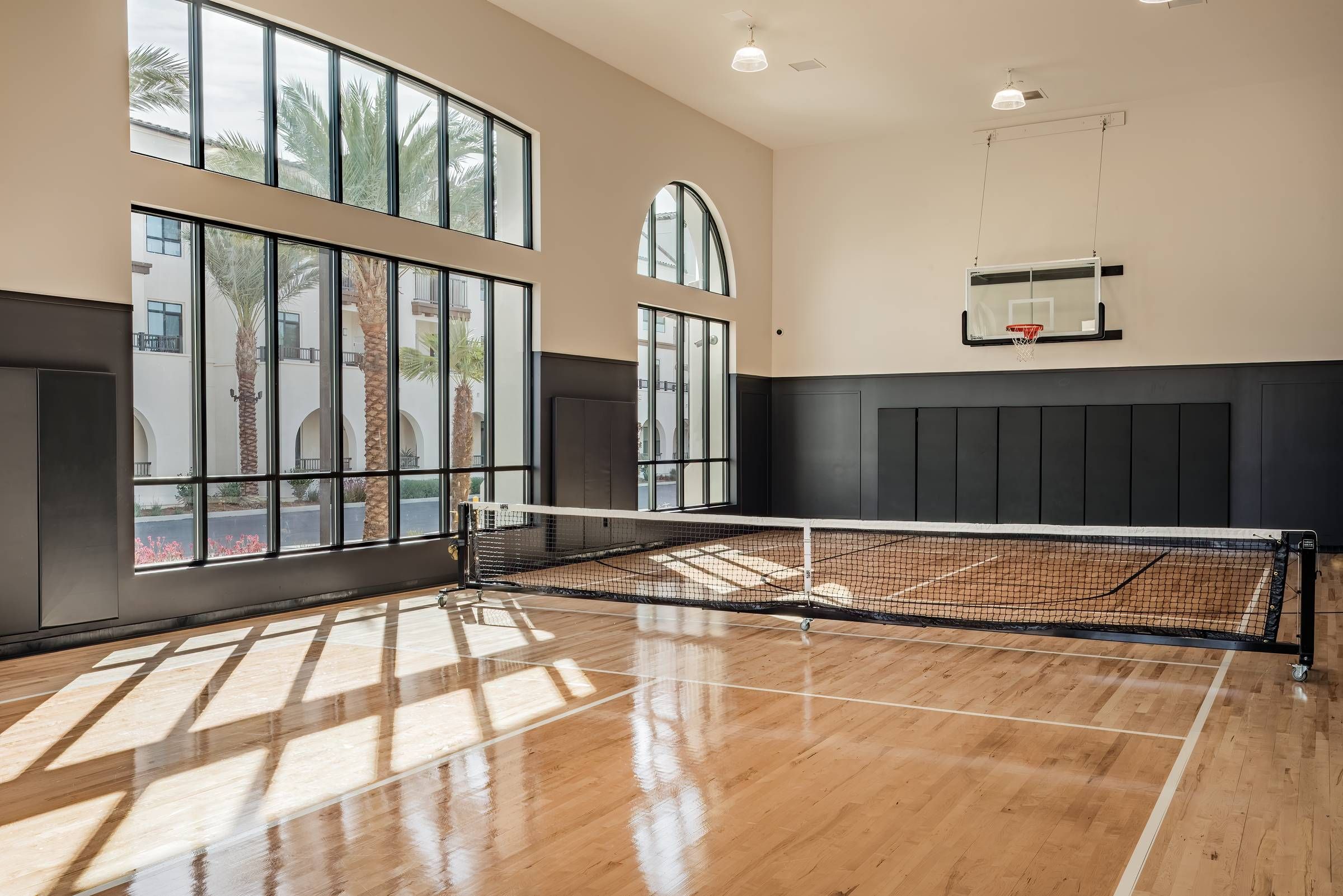 Solana Winchester Hills indoor pickleball and basketball court amenity